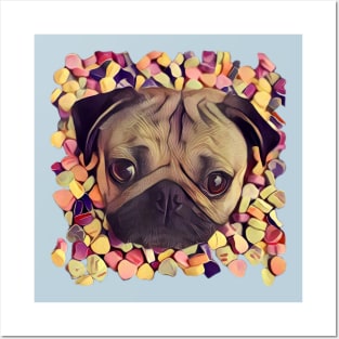 candy-pug Posters and Art